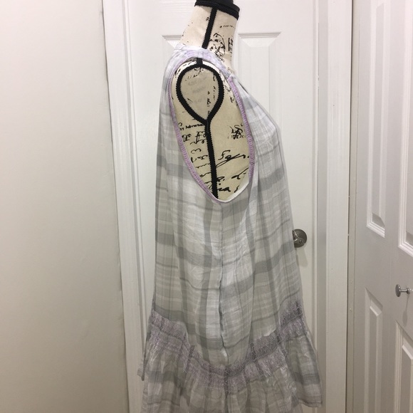 NWT Free People plaid mini dress - Picture 4 of 6